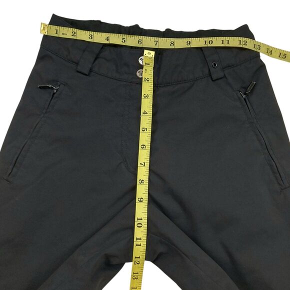 Fera Ski Snow Pants Womens 4 Black Insulated Ankle Zip Nylon Snowboarding - Picture 11 of 12